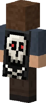 PaffMC Skull Cape worn in Minecraft Bedrock