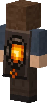 PaffMC Crater Cape worn in Minecraft Bedrock