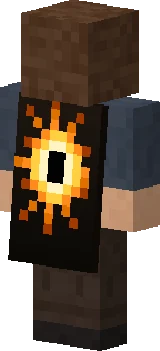 PaffMC Eclipse Cape worn in Minecraft Bedrock