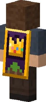 PaffMC King of the Hill Cape worn in Minecraft Bedrock