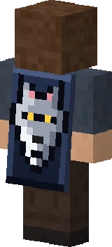 PaffMC Wolf Cape worn in Minecraft Bedrock