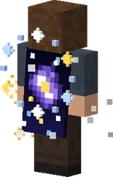 PaffMC Stellar Cape worn in Minecraft Bedrock